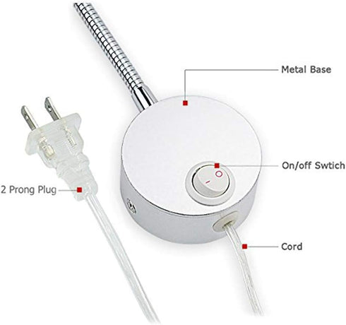 Angle(5W, Wall Mounted Reading Light,Plug in Wall Light Wall Mount Lamp,Wall Reading Light Flexible Light Wall Light