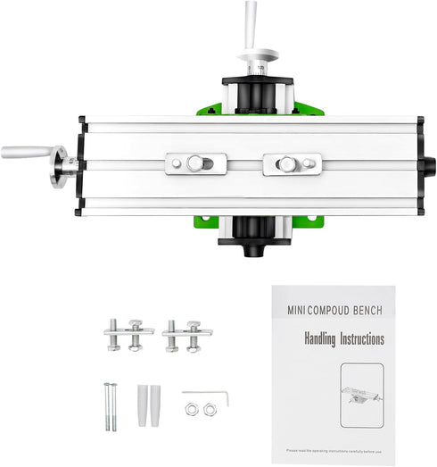 WDZCZDoo Multifunction Worktable Mini Bench Drill Adjustment X-Y Cross Milling Working Table High Precision Bench Drill