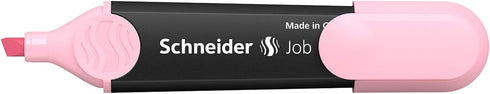 Schneider Pastel Job Highlighter Marker - Chisel Tip Light Pink, Box of 10