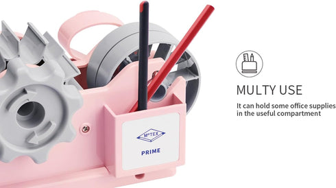 MoTEX Heat Tape Dispenser for Sublimation – 1” & 3” Core, Heat Resistant for Heat Press (White)