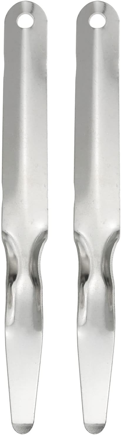 E-outstanding 2PCS Stainless Steel Flat Staplers Puller, Staple Remover Tools, Stainless Steel Crowbar Nail Lifter for Office Home Business by E-outstanding