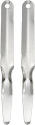 E-outstanding 2PCS Stainless Steel Flat Staplers Puller, Staple Remover Tools, Stainless Steel Crowbar Nail Lifter for Office Home Business by E-outstanding