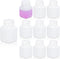 Plastic Container Lab Chemical Reagent Bottles, 0.68oz, 10 Pack, Liquid Solid Storage with Cap