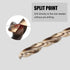 Hymnorq 3/16 Inch M35 Cobalt Steel Twist Drill Bit Set - Extremely Heat Resistant Jobber Length, 10pcs