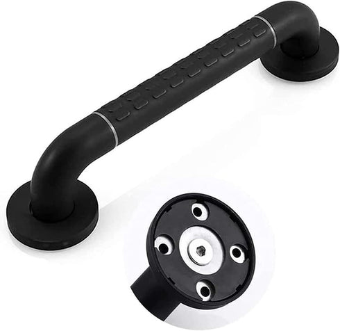 ALDEPO 58Cm) Grab Bars Stainless Steel Safety Armrest, Nylon Outer Tube Anti-Skid Handrail Toilet Safety Support Rail