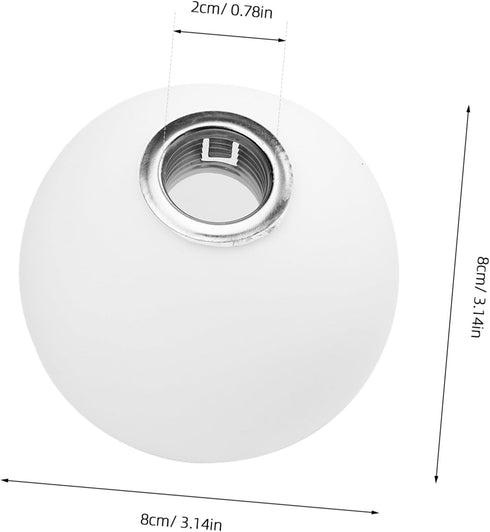 Stylish Frosted Glass Lamp Shade Creative Replacement for Floor and Table Lamps Modern Design for Home Lighting Decor