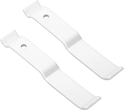 White Wire Shelf Corner Support Bracket Replacement for ClosetMaid Shelf - Adjustable