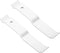 White Wire Shelf Corner Support Bracket Replacement for ClosetMaid Shelf - Adjustable