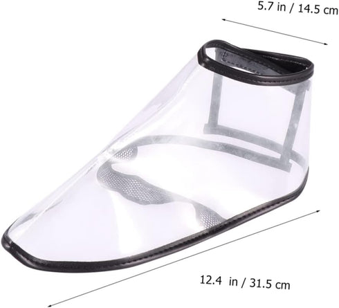 3pairs Beavorty Shoe Covers for Hair Salon Barber Accessories Rainproof Toe Protectors Small Hairdressing Protection