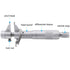 Inside Micrometer - Stainless Steel Vernier Caliper, 0.01mm Accuracy, 5mm to 30mm Measuring Range