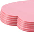 dohobby 300 Sheets Heart Shaped Sticky Notes - Pink Translucent Love Self-Adhesive Notepad for Office Home (6 Packs)