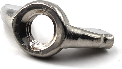 M8(5/16")304 Stainless Steel Butterfly Wing Nut Set, DIN315 Hand Twist Tighten Hardware Nut Fasteners (10PCS)