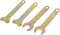 uxcell Bronze Tone Angle Grinder Spanner Wrench Lock Nut Hand Tool, 4 in 1 Set, 112mm Length