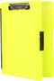 Dexas Slimcase 2 Storage Clipboard, Neon Yellow, Office Supplies Clipboards for Organizing, A4 Holder