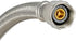 Eastman 12 inch Steel-Flex Faucet Connector, 1/2 Inch FIP x 1/2 Inch Compression, Braided Stainless Steel