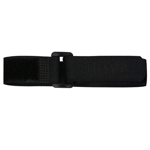 Adjustable and Reusable Hook and Loop Cinch Straps - 10 Pack (12" x 0.8", Black)