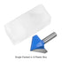 Router Bits 2" Dia 1/2" Shank, 90 Degree V Type End Mill Carbide for Woodworking Carpentry Engraving Cutter Tools
