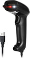 WoneNice USB 2D Barcode Scanner Handheld Wired QR/PDF417/Data Matrix Reader for POS, Retail,