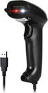 WoneNice USB 2D Barcode Scanner Handheld Wired QR/PDF417/Data Matrix Reader for POS, Retail,