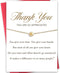 LiuuLi Thank You Card with Envelope for Women Her, Appreciation Gift for Teacher