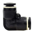 Beduan Push to Connect Elbow Fitting, 1/4" Tube OD Pneumatic 90 Degree Adapter (Pack of 10)