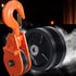 4"x1-1/2" Cast Iron V Groove Caster Wheel, Straight Roller Bearing, Capacity up to 600 lbs, Black Wheel