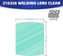 WZKO 10pcs 216326 MP-10 Front Lens Cover Helmet Outside Clear Lens Cover Replacement Compatible EIite Tltanium