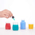 PH PandaHall 12 Set of 5ml Glass Eye Droppers - Pressure Rotating Cover Oil Droppers Pipettes for Essential Oil Bottles
