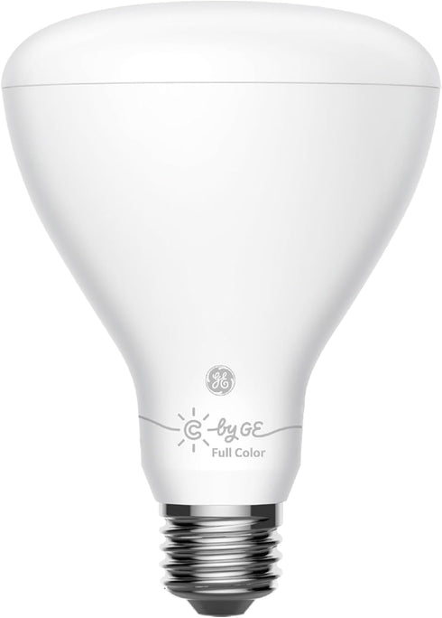 GE CYNC Smart Flood Light Bulb, Full Color, Bluetooth Enabled, Alexa and