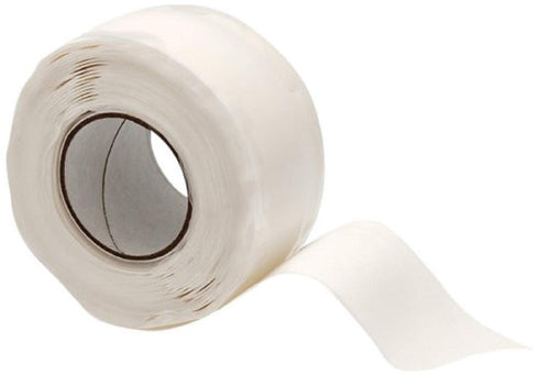 Prestige Import Group Extreme Ultra Bond Self-Fusing Silicone Rubber Tape - 1 Inch x 10 Feet, 4 Rolls (2 Black, 2 White)