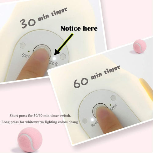 LED Kids Night Light, Cute Puppy Soft Silicone Baby Nursery Lamp-USB Rechargeable, Color Temperature and Brightness