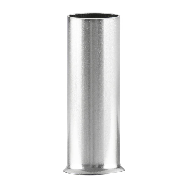 Baomain 100-Pack AWG 12/4mm² Long: 10mm Copper Crimp Connectors – Non-Insulated Ferrule Pin Terminals (EN4010)