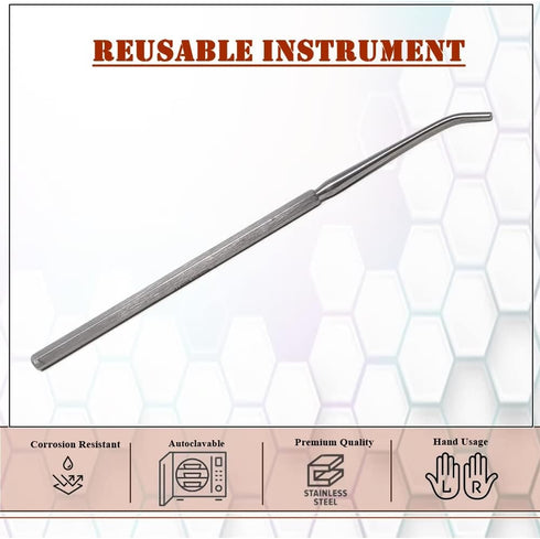 Premium Quality Seeker Mall Probe - Bent Ends Blunt Tips for Students Lab Technicians, Hexagonal Handles No-Slip Grip