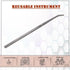 Premium Quality Seeker Mall Probe - Bent Ends Blunt Tips for Students Lab Technicians, Hexagonal Handles No-Slip Grip