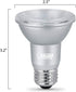 Feit Electric PAR20 LED Bulbs, 50W Equivalent, 5000K Daylight, Dimmable, E26 Base, 450 Lumens, 22-Year Lifetime, 4 Pack