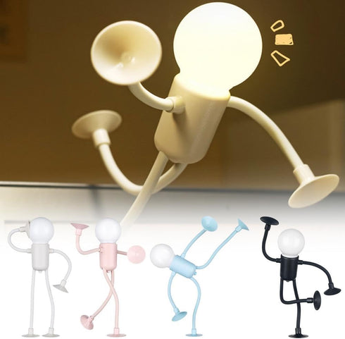 Generic Bulb Changeable Shape Funny Sportsman Night Light,New Cute Light Man Mini Night Light,DIY Shape Night
