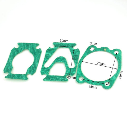 uxcell 3 in 1 Air Compressor Cylinder Head Base Valve Plate Sealing Gasket