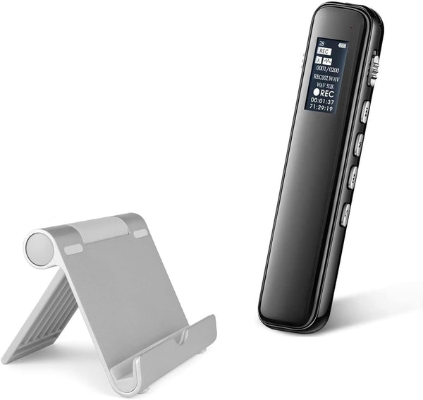 BoxWave Stand and Mount Compatible with Surfans Digital Voice Recorder - VersaView Aluminum