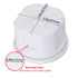 Junction Box, Zulkit Project Box with Reserved Holes IP55 Waterproof Dustproof Electrical Box ABS Plastic Project Enclosure White D3.1" x H2"