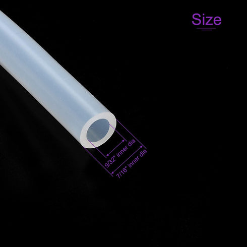 DMiotech 7mm ID 11mm OD 10 Feet Clear Silicone Tube for Water Air Pump