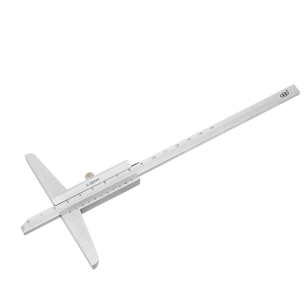uxcell 0-150mm Depth Vernier Caliper Micrometer Gauge: Measuring Tool with 0.02mm Resolution