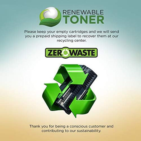 Renewable Toner Compatible Cartridge Replacement for Dell 593-BBKD, Laser E310dw, E514dw