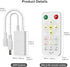 SEZO SP641E Single Color Music Bluetooth PWM LED Controller, Dynamic Effects Group Control for LED Strip, RF Remote/APP