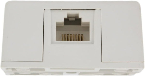 Leviton 8P8C Screw Terminal, Surface Mount Jack, 40278-W, White