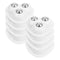 BESTYASH 8pcs Heavy Duty Stainless Steel Caster Wheels with Self Adhesive Paste