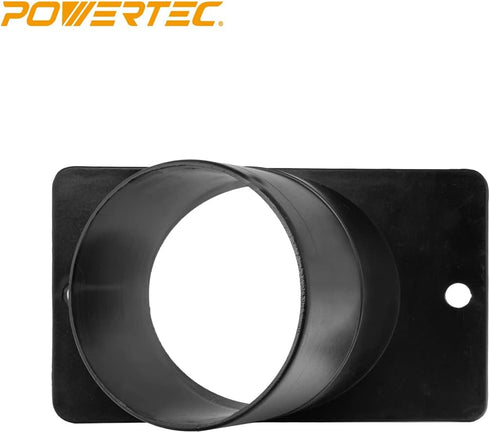 POWERTEC 70153-P2 Angled Dust Port, 4-Inch, 2 Pack