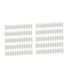 12-Position Wire Connector Barrier Terminal Strip 10a Brass Firmware Fastening Galvanized Screw