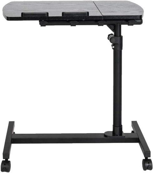 Volowoo Mobile Stand Up Desk, Adjustable Laptop Desk with Wheels Flat Surface Computer