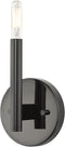 Livex Lighting, 51171-46, Copenhagen, Single ADA Sconce, Black Chrome