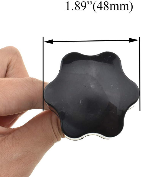 Hahiyo Hex Handle Threaded Knobs | Star Bump Shape M10 20mm Screw Length | Clamping Handgrip Nut Screw Combined Tightly